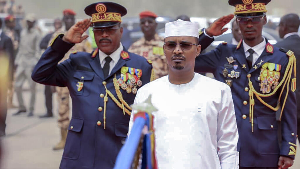 Chadian President Mahamat Idriss Deby in May 2024 in N'Djamena (Illustrative image).