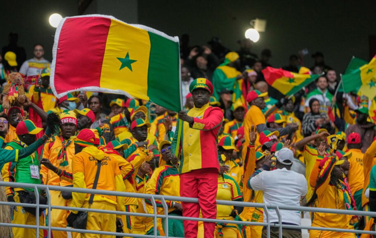 Senegal supporters during a previous match