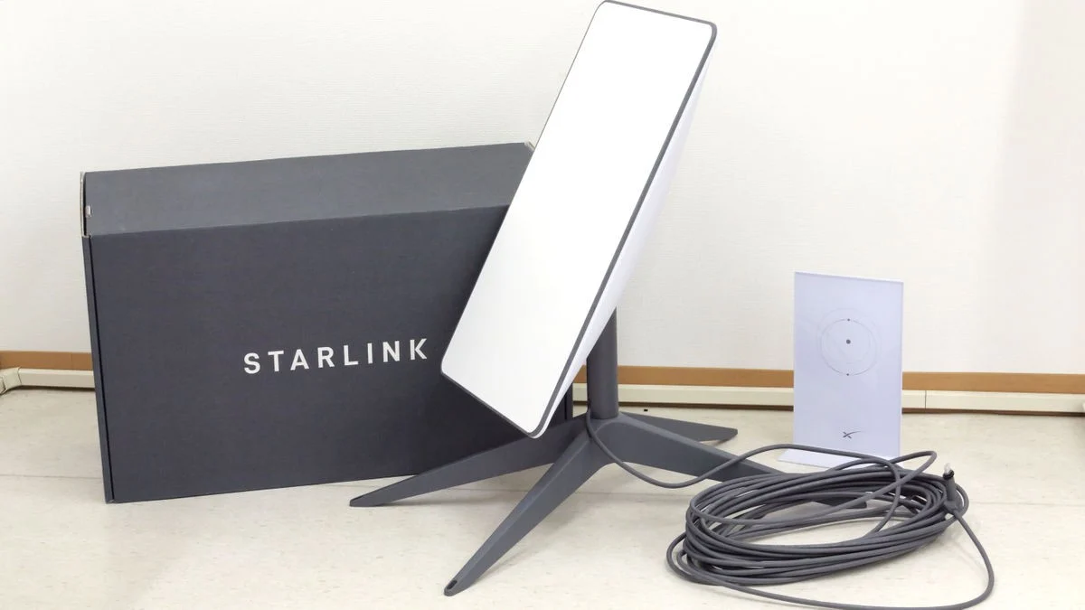 Starlink satellite dish