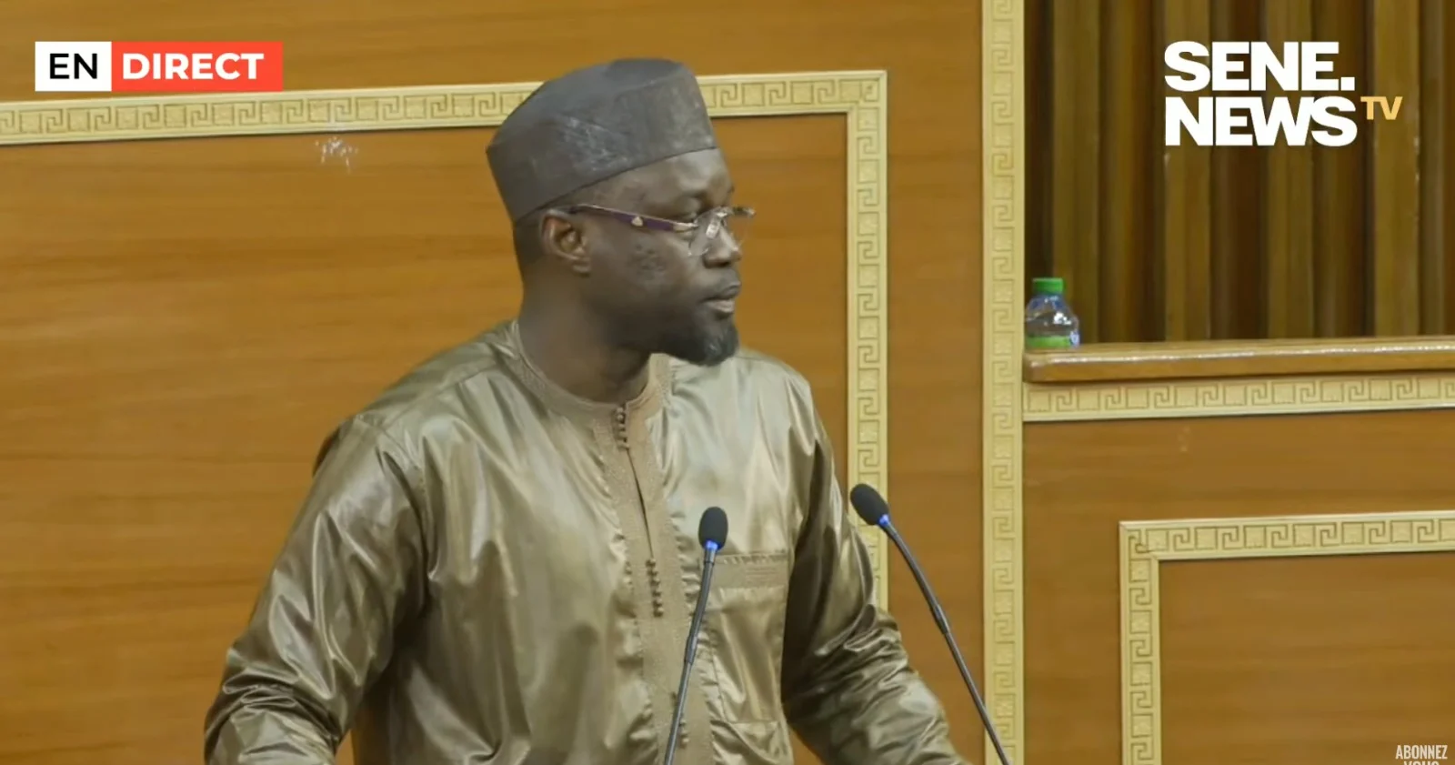 Senegal’s Prime Minister Ousmane Sonko speaking on anti-homosexuality legislation