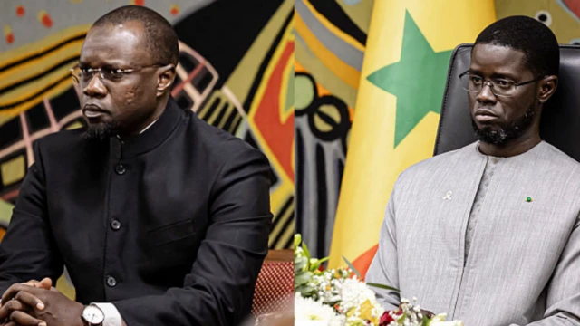 Photo montage de Ousmane Sonko et Bassirou Diomaye Faye
