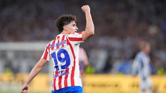 Julian Alvarez in action for Atlético Madrid