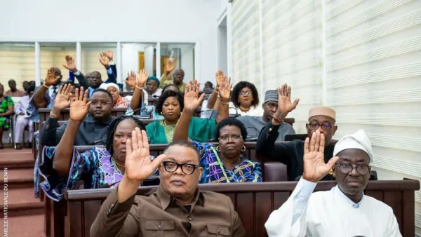 Benin National Assembly deputies during a legislative session