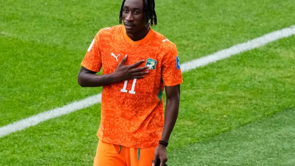 Yan Diomandé in action during a match