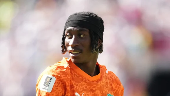Yan Diomandé in action during a match