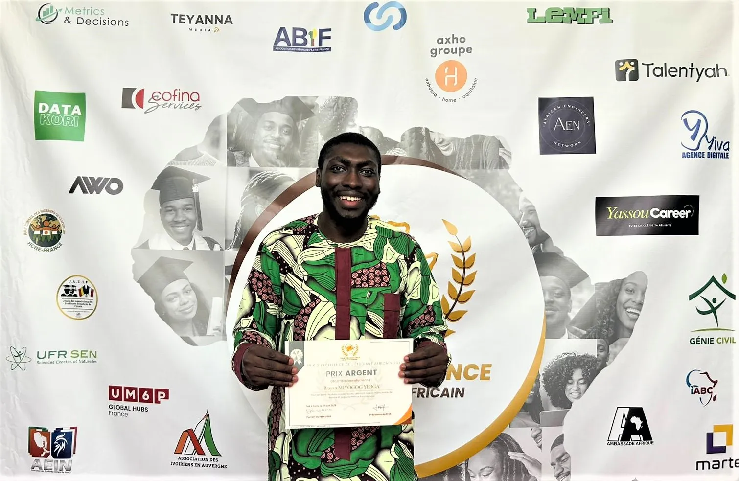 Cameroonian student receives PEEA 2026 award in Paris