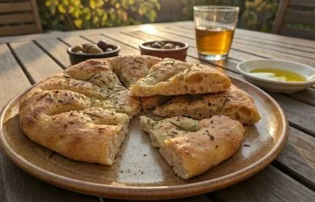 Fini le pain industriel à l’apéritif : cette fougasse aux herbes moelleuse à cœur se déchire à pleines mains