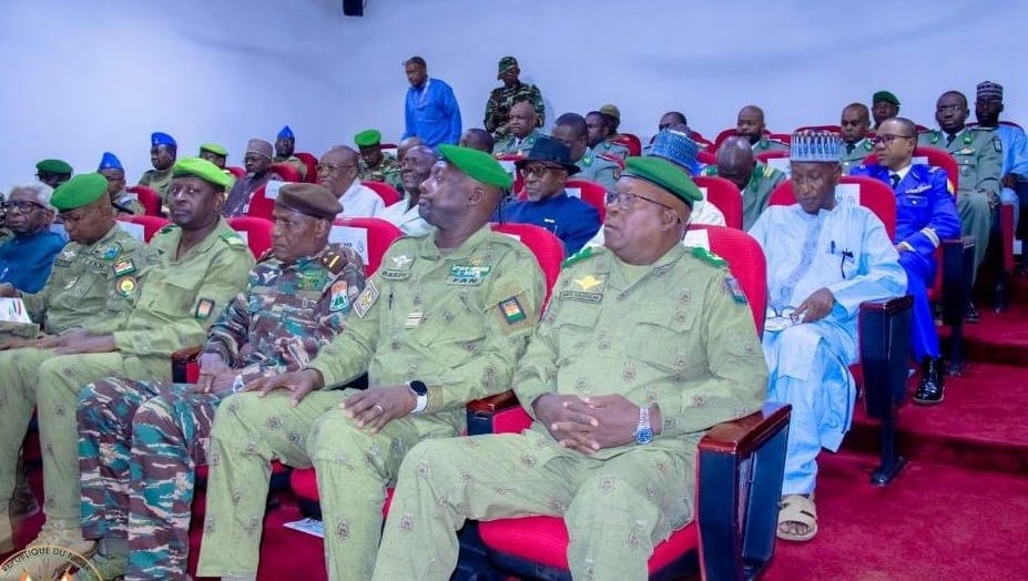 Niger military training session