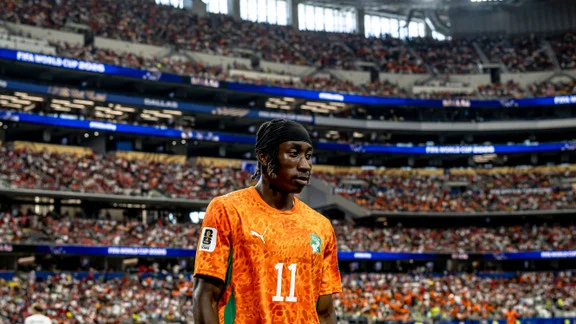 Yan Diomandé during a match