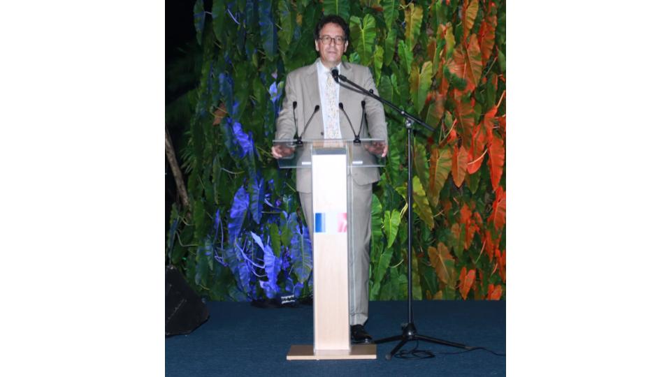 President Brice Clotaire Oligui Nguema during a diplomatic event