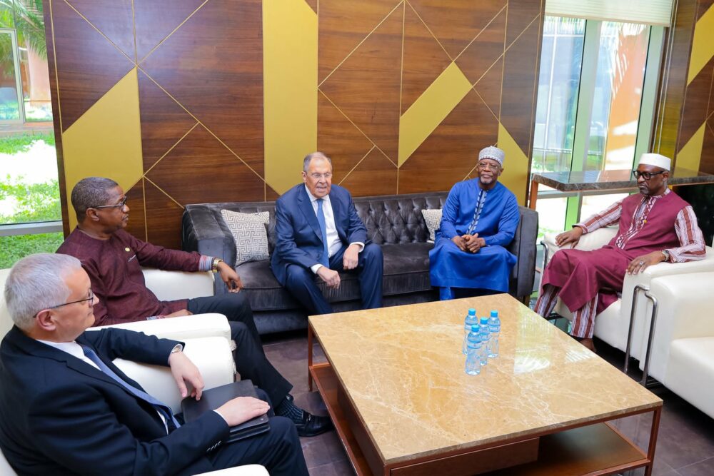 Sahel and Russian diplomats meeting in Niamey