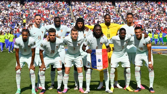 Manu Koné in action for the French national team during the 2026 World Cup