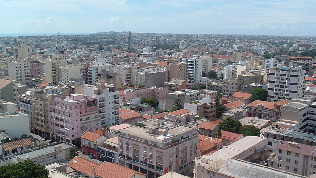 View of Dakar's Plateau financial district in Senegal, showcasing the city's economic hub.