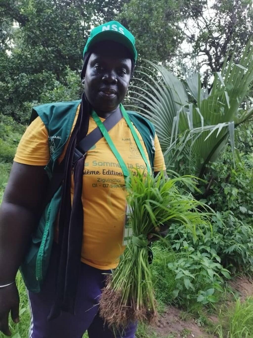 Mariama Sonko in her Niaguis farm near Ziguinchor, Casamance