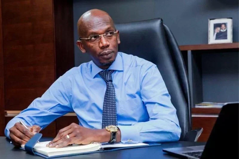 Lansana Gagny Sakho during a political discussion