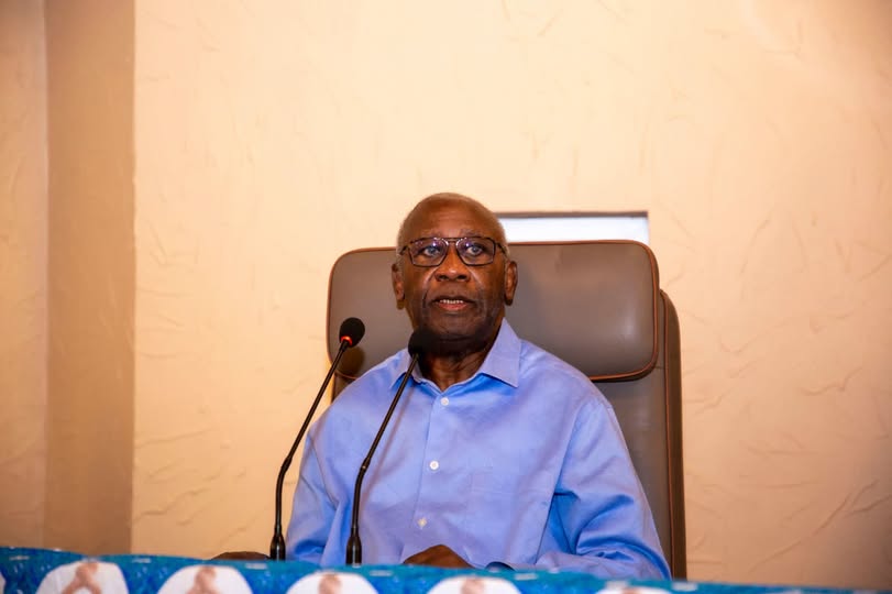 Laurent Gbagbo and new PPA-CI leadership team