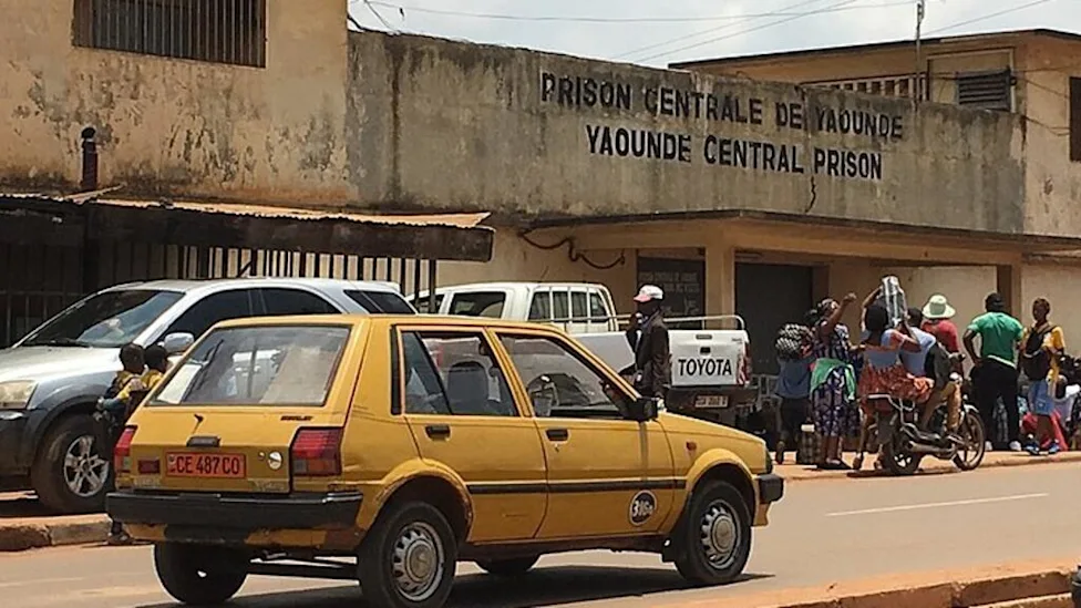 Exterior of Cameroon’s national broadcaster headquarters in Yaoundé